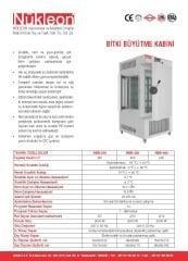 Nükleon NBB250 Bitki Büyütme Kabini -20... 60 °C / 250 L