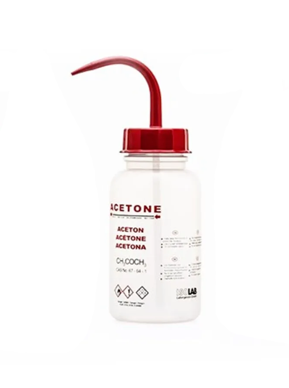 ISOLAB Yüzey Baskılı Piset - Aseton - 500 ml - S.062.50.500