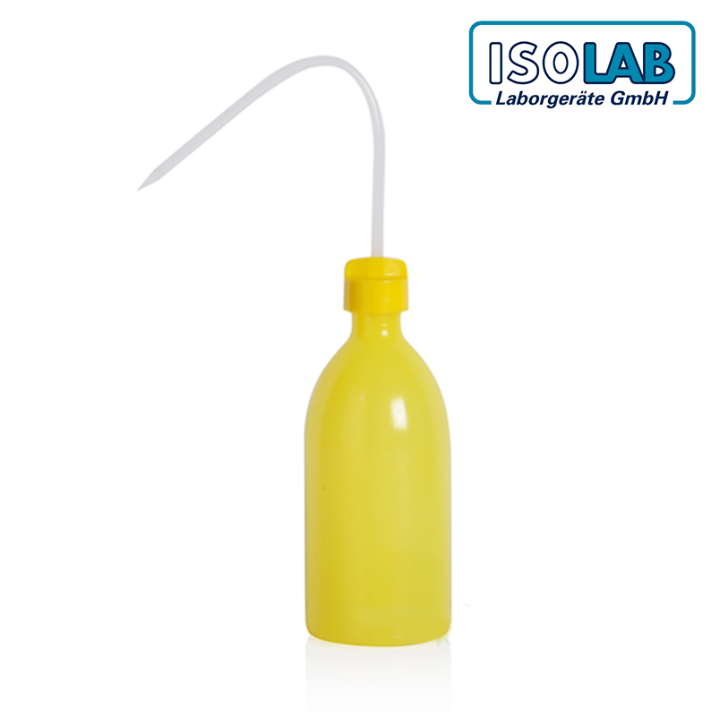 ISOLAB Dar Boyun P.E Renkli Piset - Sarı - 500 ml - S.062.05.05Y
