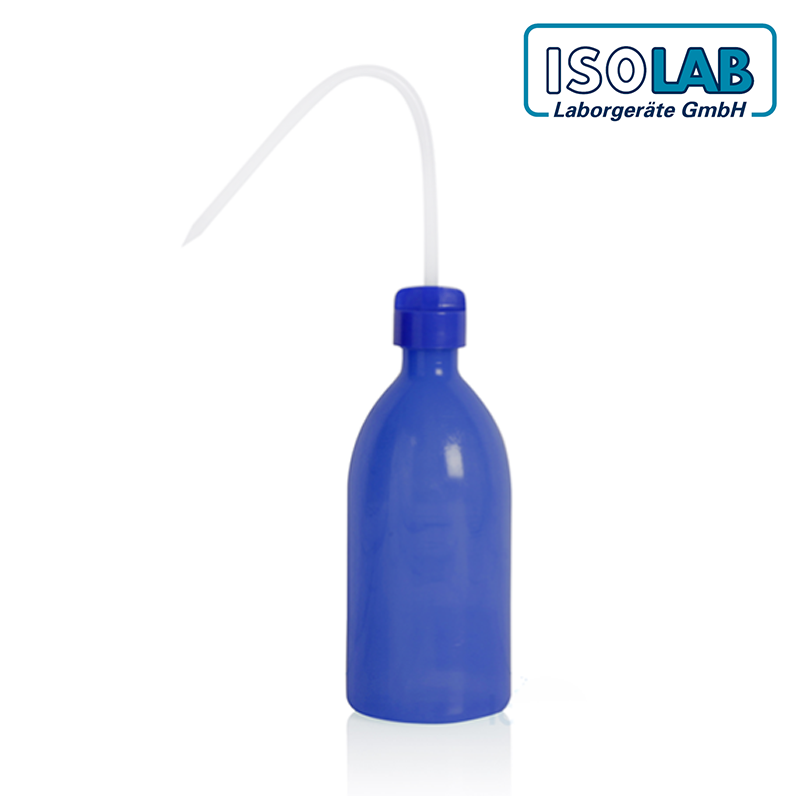 ISOLAB Dar Boyun P.E Renkli Piset - Mavi - 500 ml - S.062.05.05B