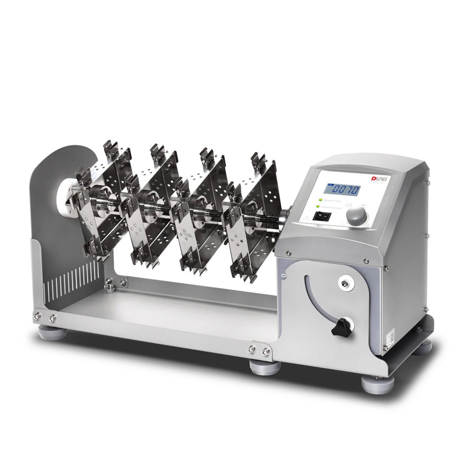 DLAB MX-RL-Pro LCD Dijital Yatay Tüp Rotatörü - 10...70 rpm / 360° Dönüş