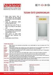 Nükleon NCO120T-PRO Tezgah Üstü Çeker Ocak