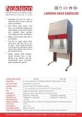 Nükleon NLF-90 Laminar Flow Kabin
