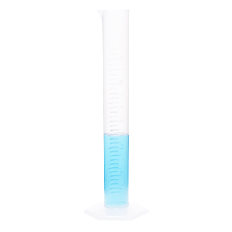 ISOLAB Mezür S.016.05.500 - Uzun Form - P.P - B Kalite - Kabartma Skala - 500 ml