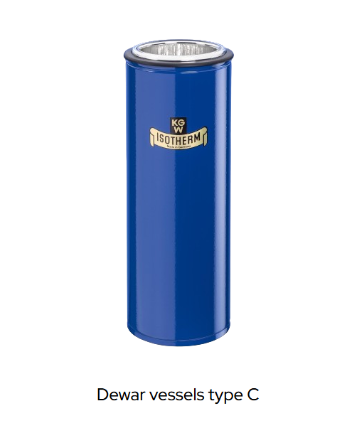 KGW ISOTHERM Cam Silindirik Dewar Şişeleri - Type 00 – S 22, C - 100/8000 mL -