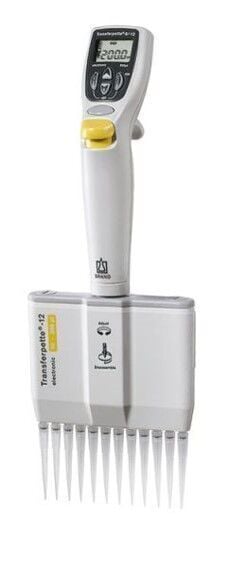 BRAND 705454 - Elektronik Ayarlı 12'li, 10 - 200 ul, Çok Kanallı, Ayarlanabilir Hacimli, Otoklavlanabilir Elektronik Mikropipet