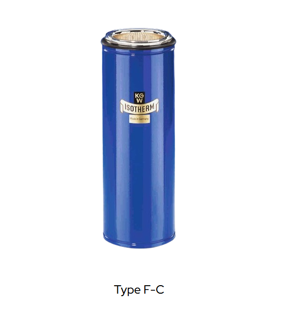 KGW ISOTHERM Flanşlı - Cam Silindirik Dewar Şişeleri - Type F-C - 1000 ml / 5000 ml -