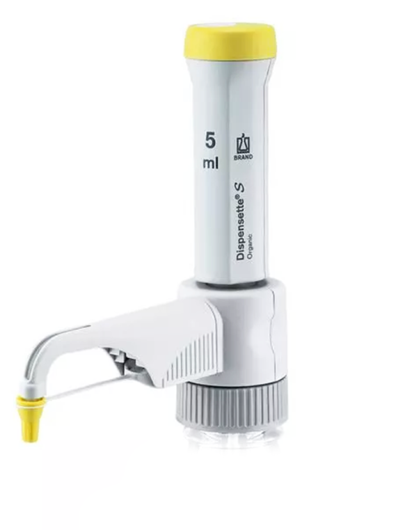 BRAND 4630231 - Sabit Hacimli Şişe Üstü Dispenser (Dispensette Organik, FIX Type, Vanalı, 5 ml)
