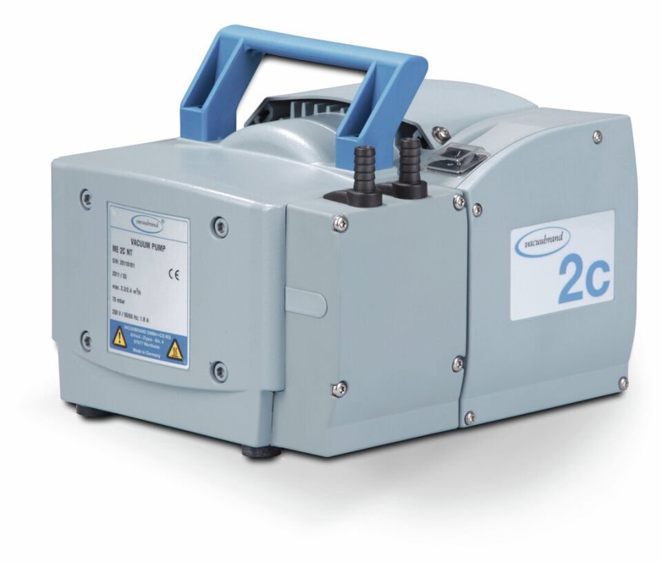 Vacuubrand ME 2C NT Kimyasallara Dayanıklı Diyafram Pompa