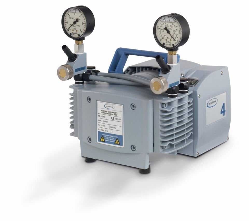 Vacuubrand ME 4R NT Diyaframlı Vakum Pompası + Kompresör