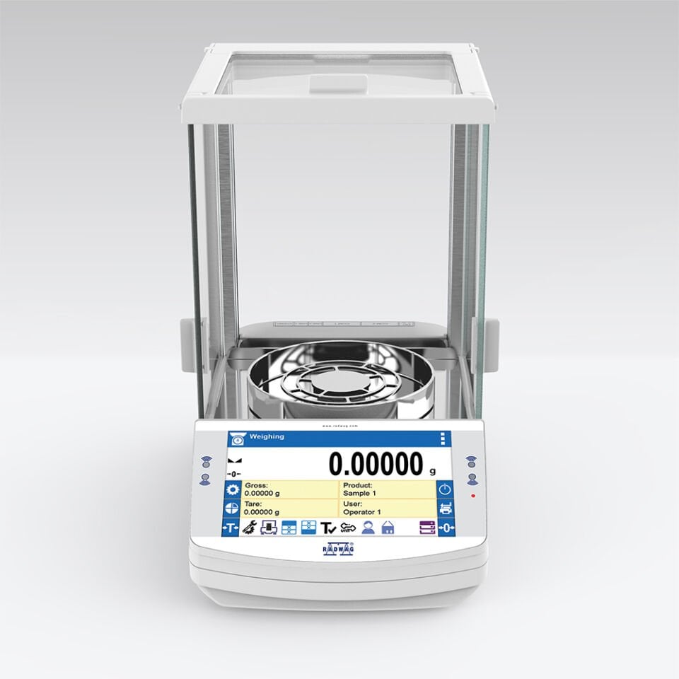 RADWAG AS 60/220.X7 PLUS Analitik Terazi (60/220g, 0.01/0.1 mg, Dahili K.)