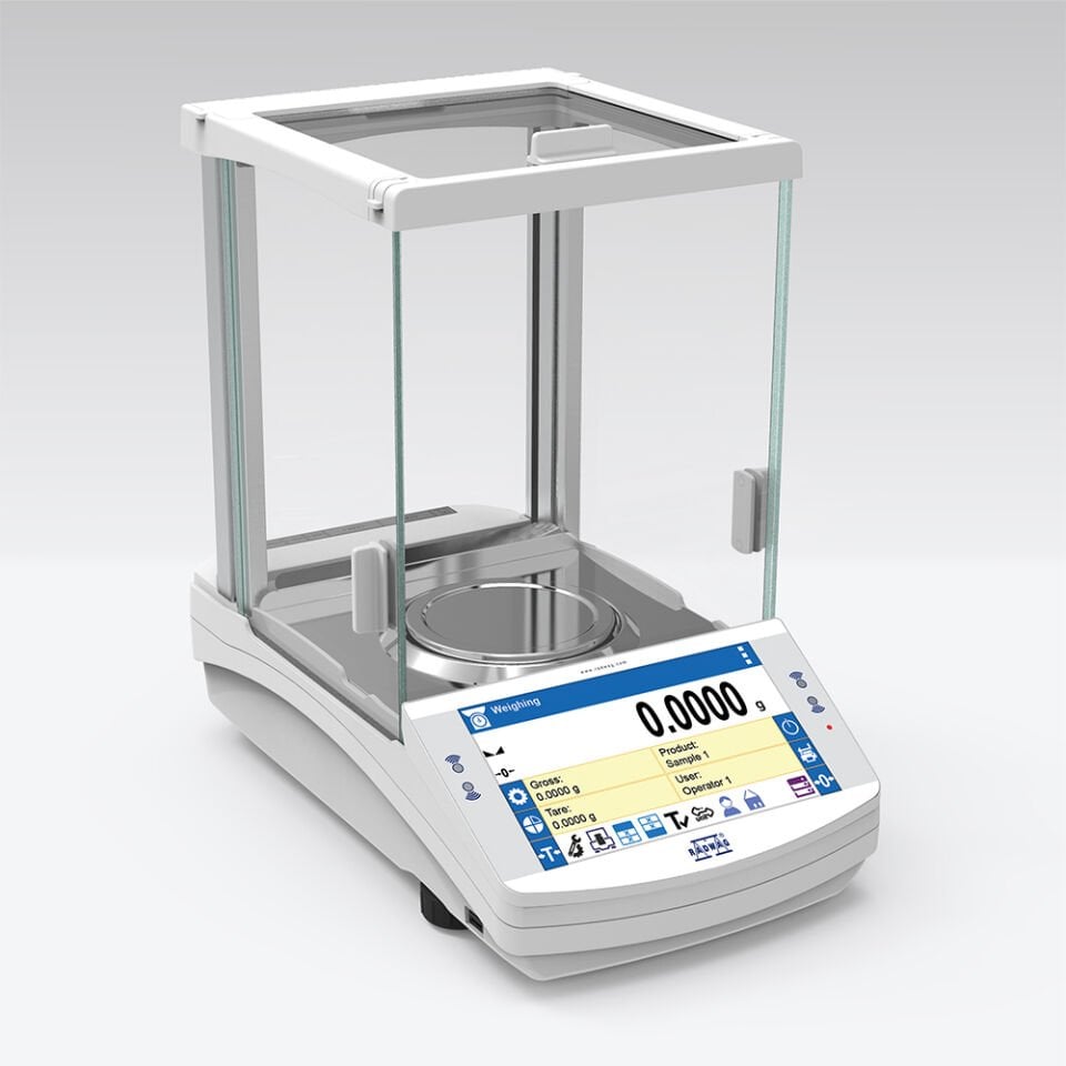 RADWAG AS 310.X7 PLUS Analitik Terazi (310g, 0.1mg, Dahili K.)