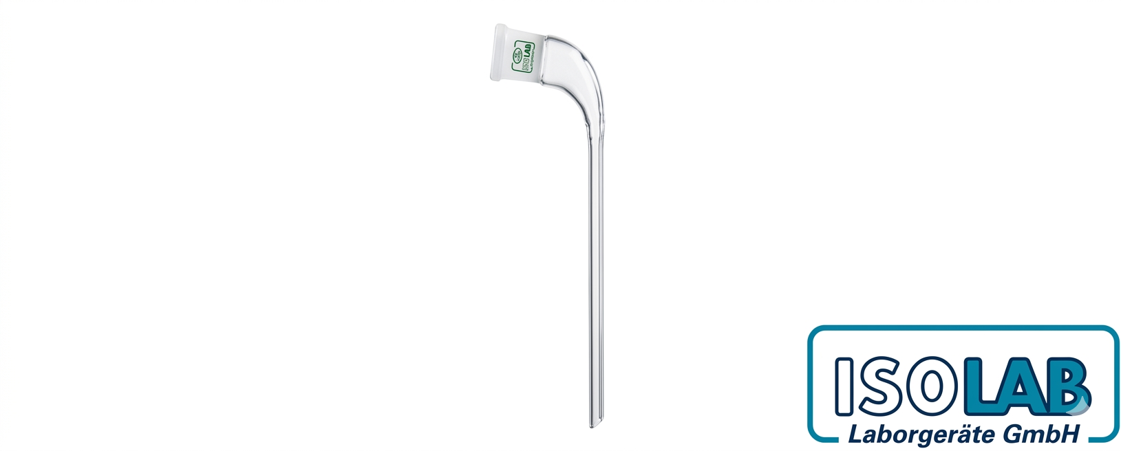 ISOLAB Destilasyon Aktarım Adaptörü – Eğimli – Dişi Şilif NS 29/32 – 200 mm