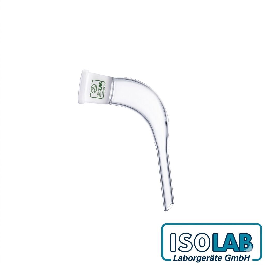 ISOLAB Destilasyon Aktarım Adaptörü – Eğimli – Dişi Şilif NS 29/32 – 65 mm