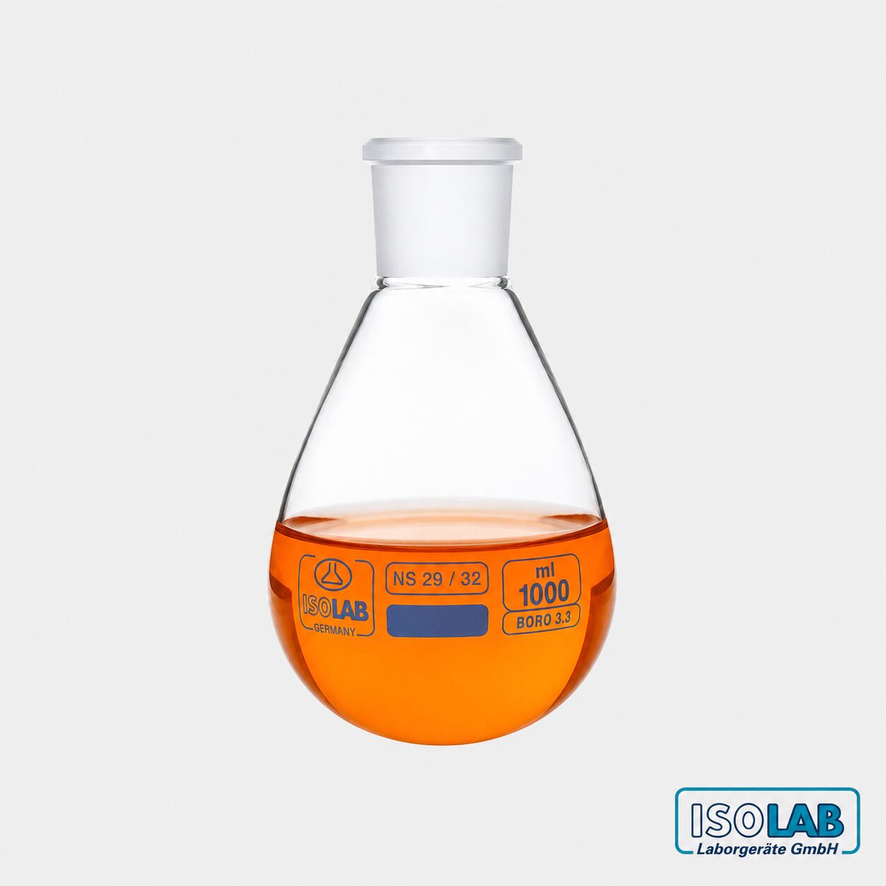 ISOLAB Buharlaştırma Balonu 1000 ml – Cam – NS 29/32