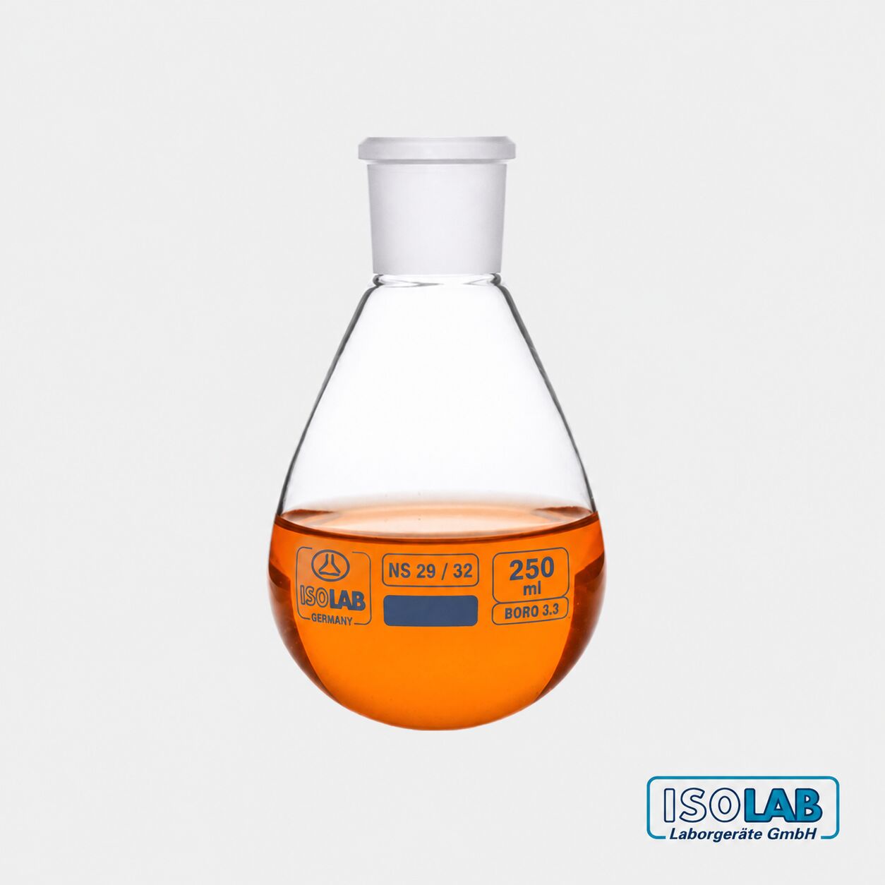 ISOLAB Buharlaştırma Balonu 250 ml – Cam – NS 29/32