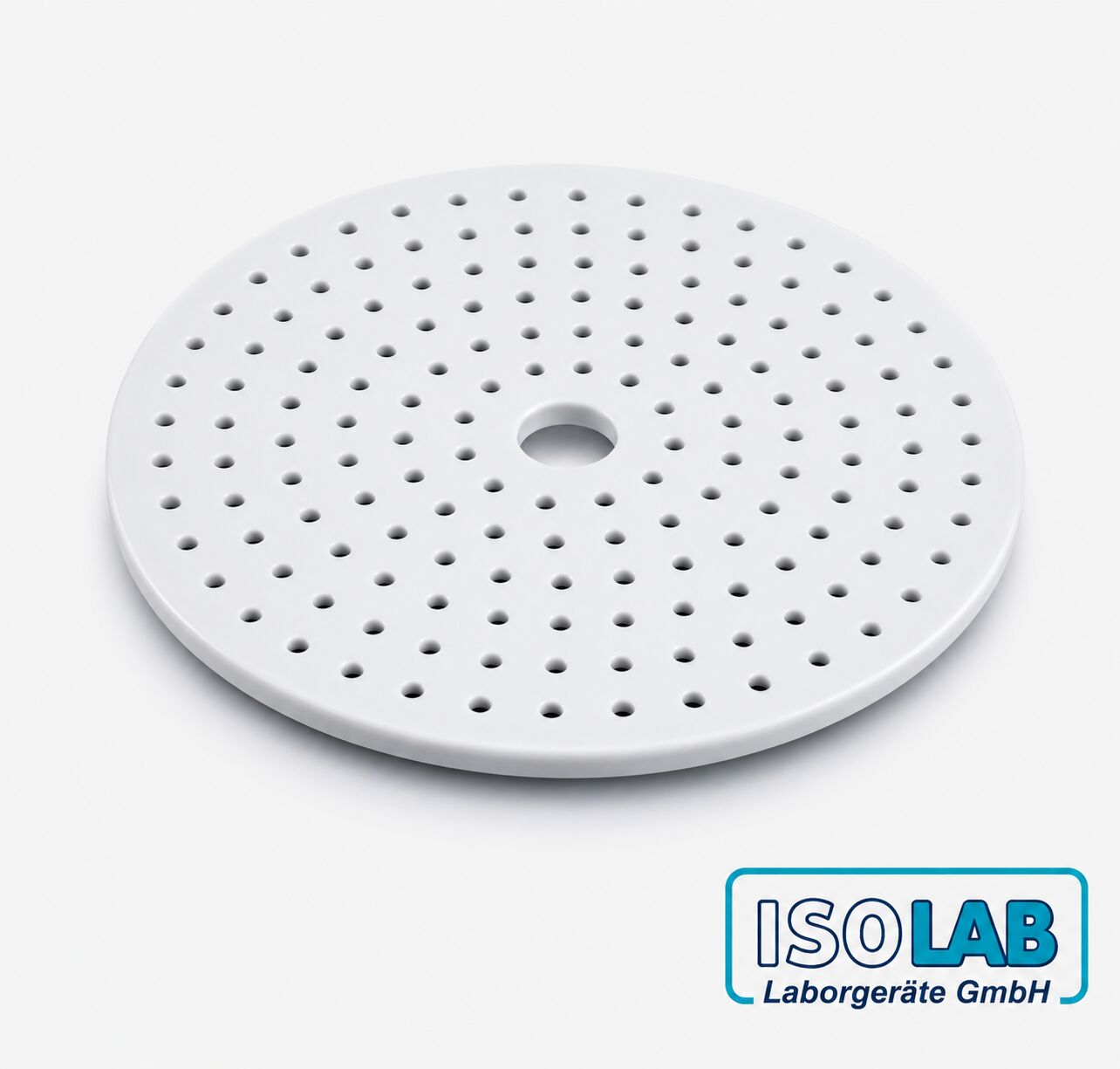 ISOLAB Porselen Desikatör Diski – Çap 200 mm