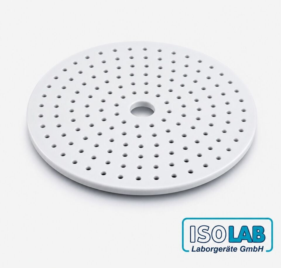 ISOLAB Porselen Desikatör Diski – Çap 250 mm
