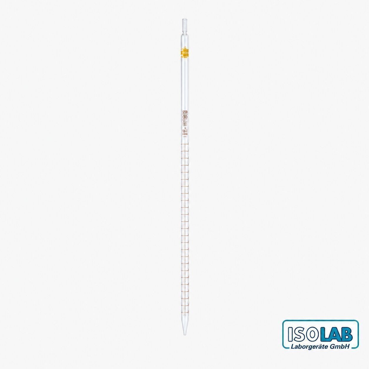 ISOLAB Cam Dereceli Pipet – A Kalite – Amber Skala – 50 ml