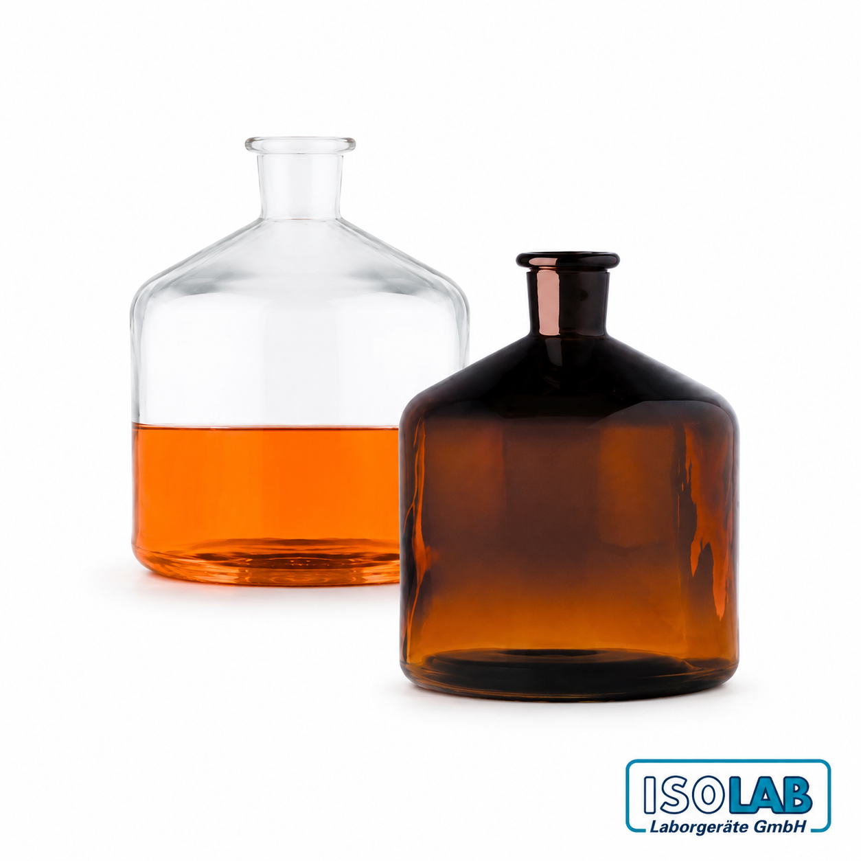 ISOLAB Otomatik Büret Şişesi Amber 2000 mL