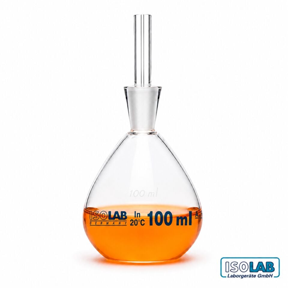 ISOLAB Kalibreli Piknometre 100 mL