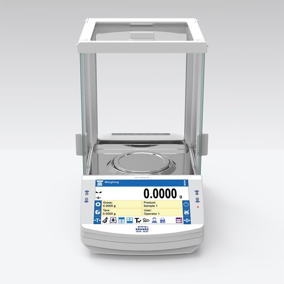 RADWAG AS 220.X7 PLUS Analitik Terazi (220g, 0.1mg, Dahili K.)