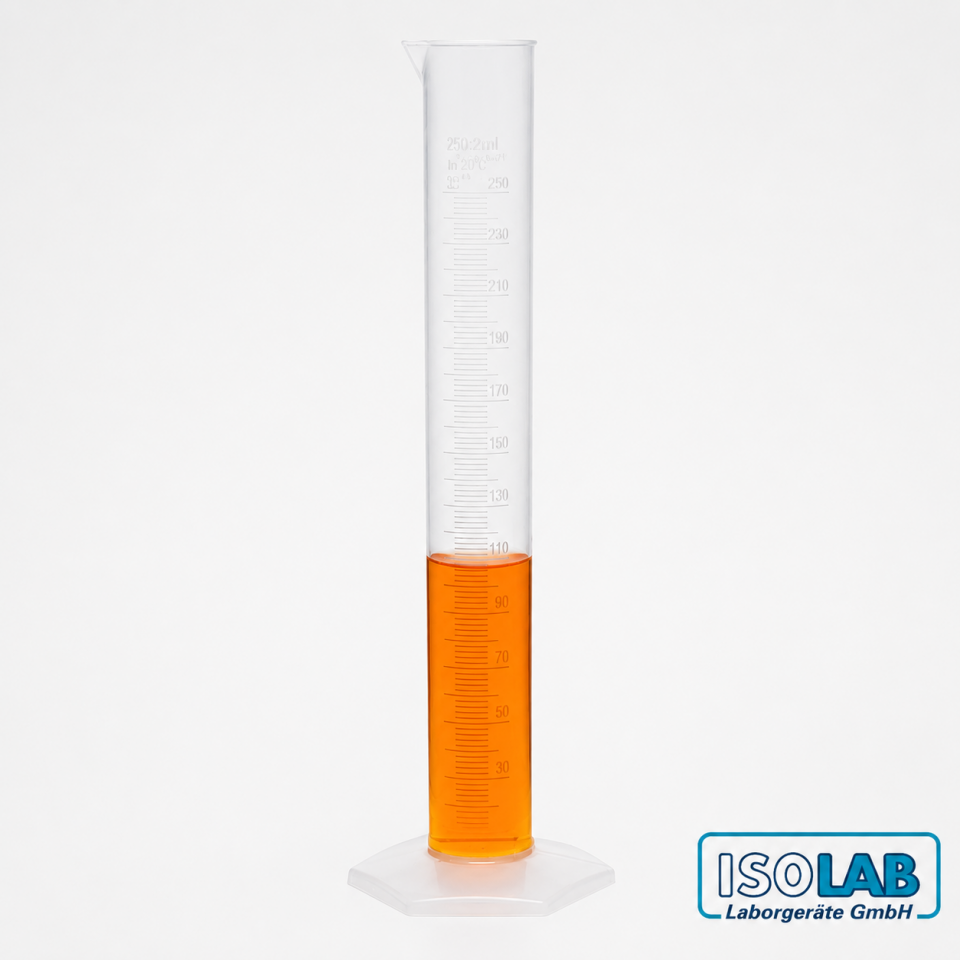 ISOLAB P.P Mezür Uzun Form B Kalite Mavi Skala 500 mL