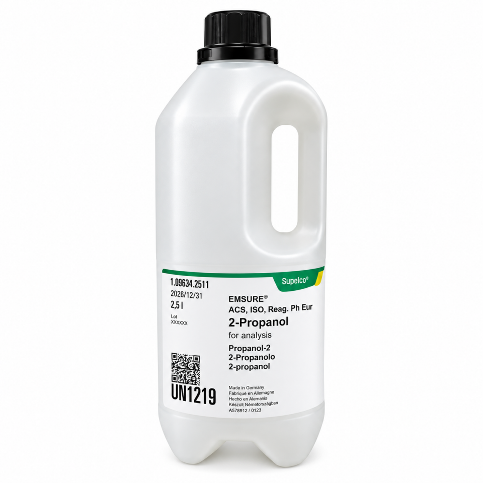 Merck 109634 2-Propanol for Analysis EMSURE® ACS, ISO, Reag. Ph Eur (İzo-Propil Alkol) 2.5 L