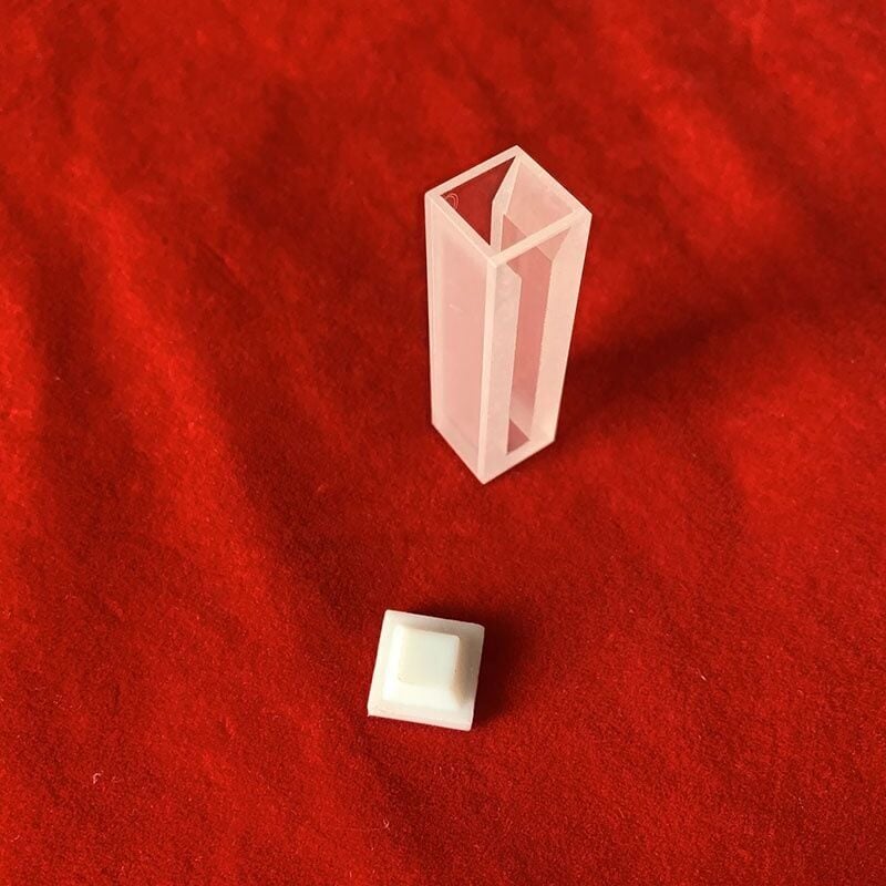 Quartz 1.4ml Semi Mikro Spektrofotometre Küveti (Q264) 2 Adet/Paket