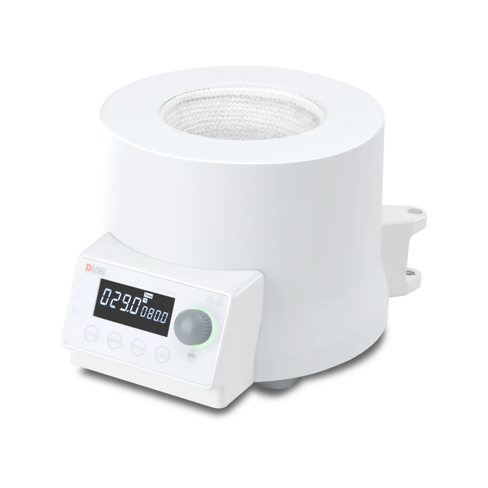 DLAB MS-H380-F100/250/500/1000/2000 LCD Dijital Manyetik Karıştırıcılı Balon Isıtıcı - 100...1500 rpm / 25...380 °C