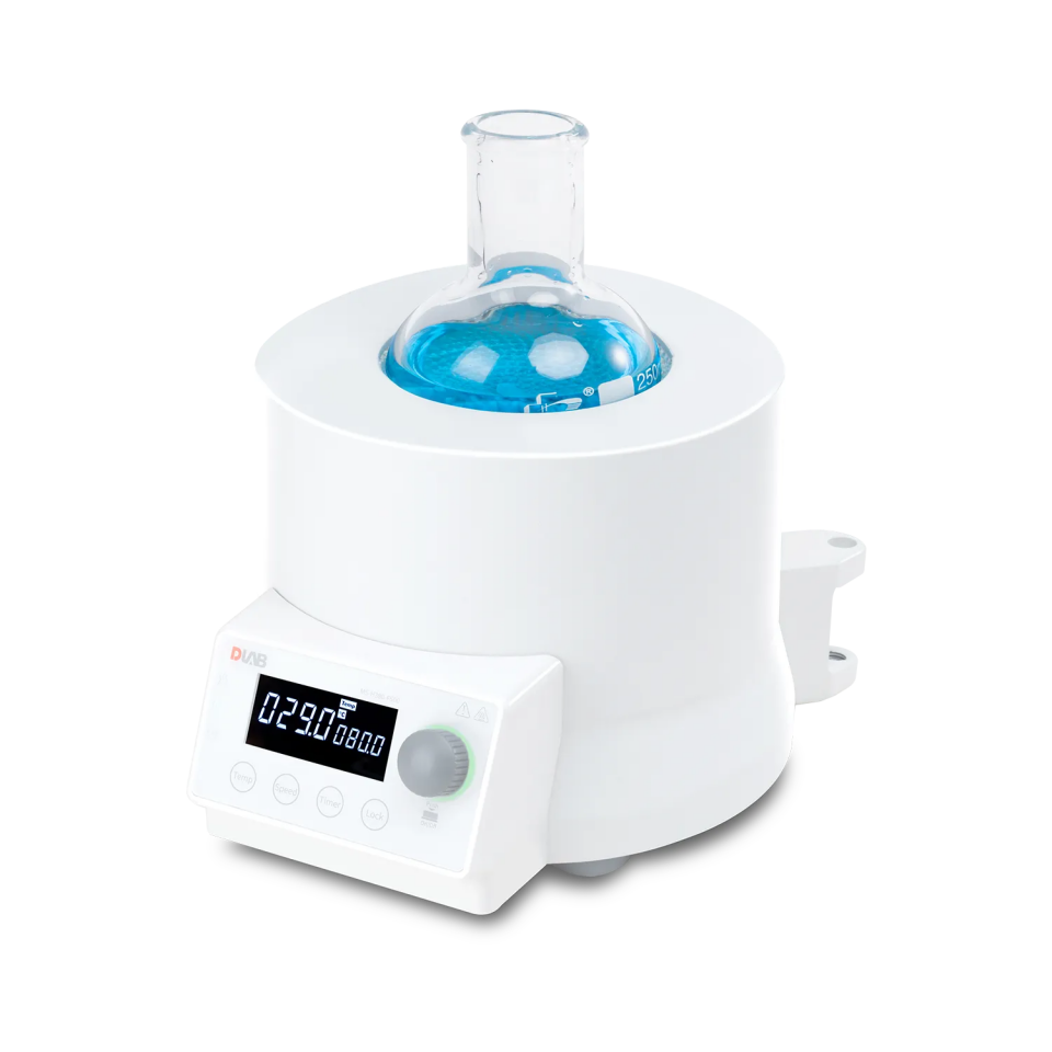 DLAB MS-H380-F100/250/500/1000/2000 LCD Dijital Manyetik Karıştırıcılı Balon Isıtıcı - 100...1500 rpm / 25...380 °C