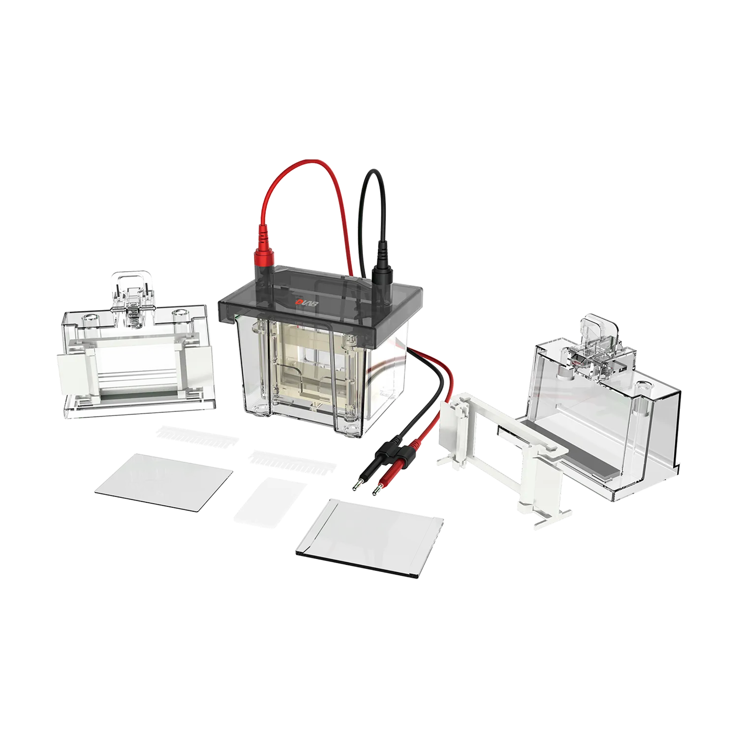 DL-Mini01 Dikey Elektroforez Tankı (Çift Plakalı)