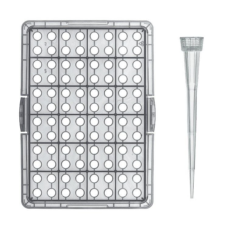 VITLAB Pipet Uçları - 1000 Adet 0,5 - 20 µl