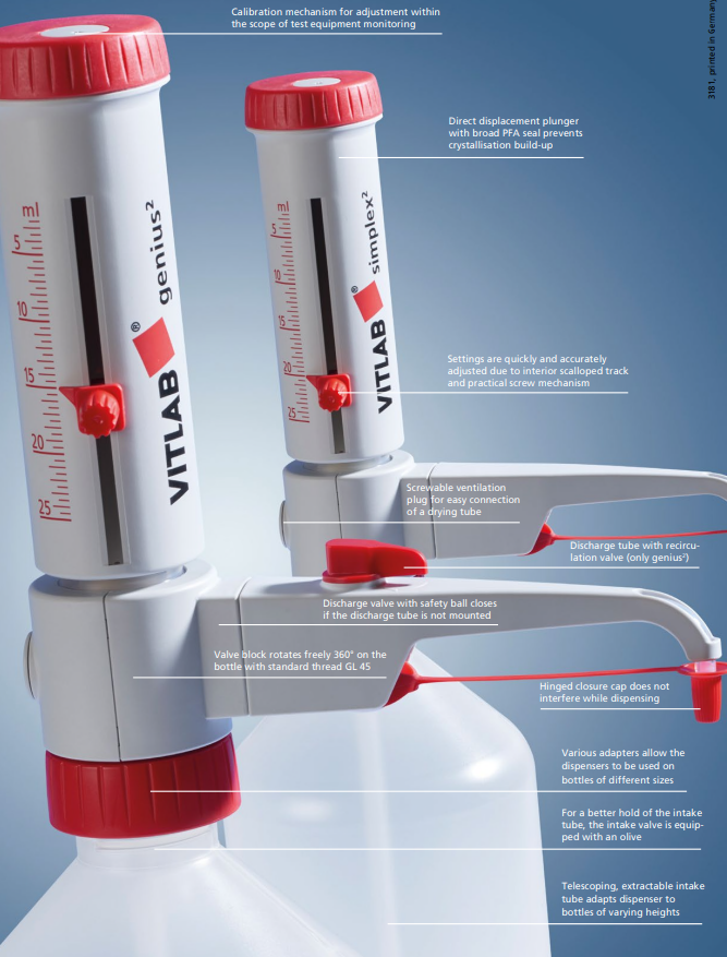VITLAB® simplex² Dispenser 1 - 10 ml