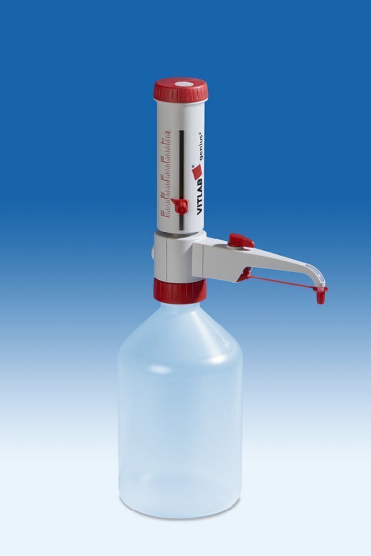 VITLAB® genius² Vanalı, Manuel Dispenser, 5-50 ml