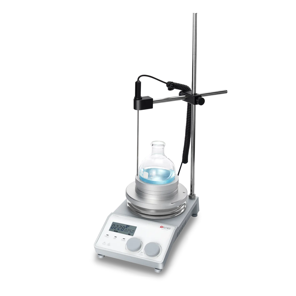 DLAB MS-H-ProM LCD Dijital Güçlendirilmiş Isıtıcılı Manyetik Karıştırıcı - 100...1500 rpm / 20 L / 340 °C