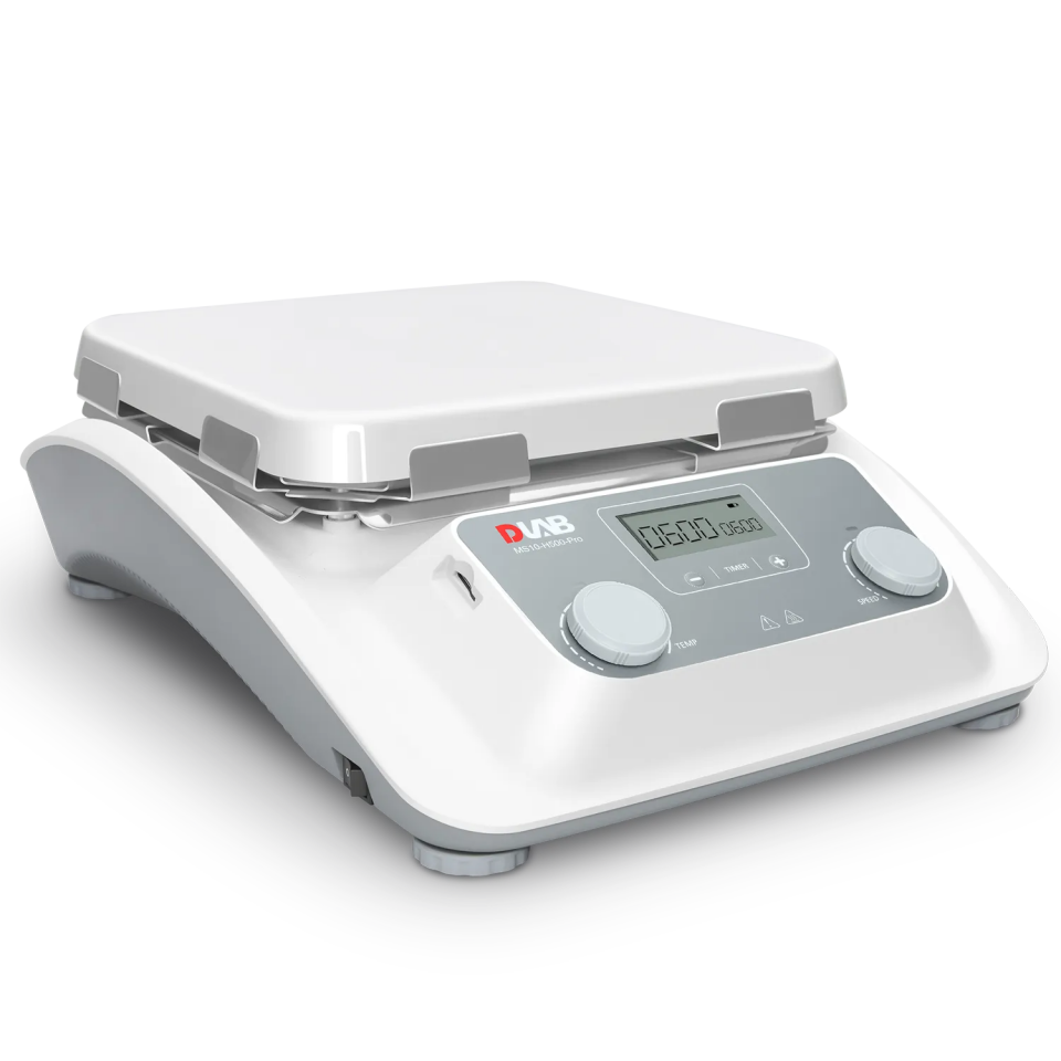 DLAB MS10-H500-Pro LCD Dijital Isıtıcılı Manyetik Karıştırıcı - 100...1500 rpm / 30 L / 500 °C / 10 İnç Cam Seramik Plaka