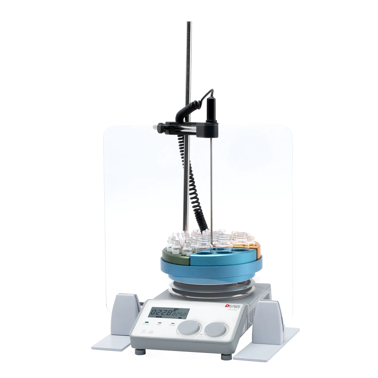 DLAB MS-H-ProA LCD Dijital Isıtıcılı Manyetik Karıştırıcı - 100...1500 rpm / 20 L / 340 °C
