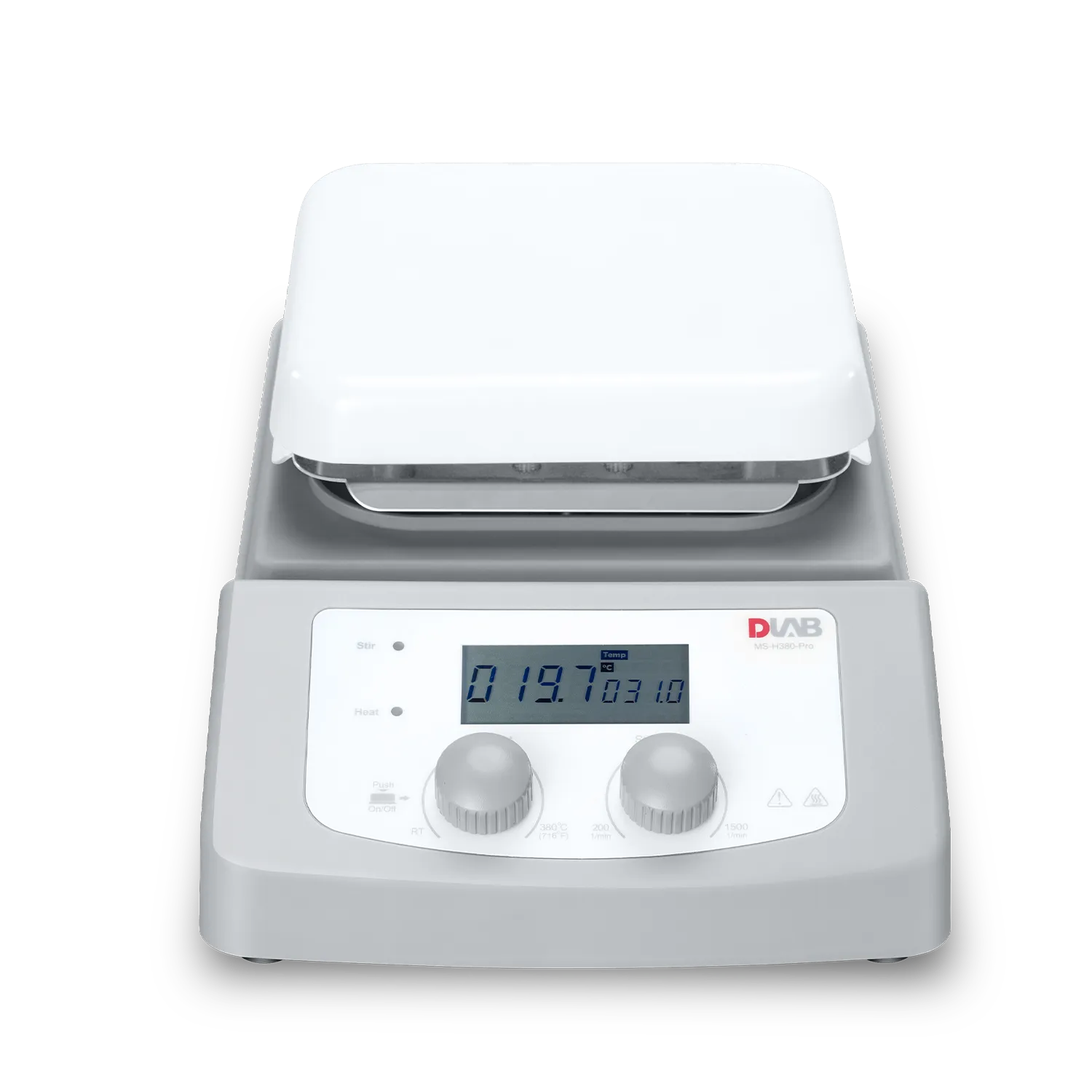 DLAB MS-H380-Pro LCD Dijital Isıtıcılı Manyetik Karıştırıcı - 200...1500 rpm / 5 L / 380 °C
