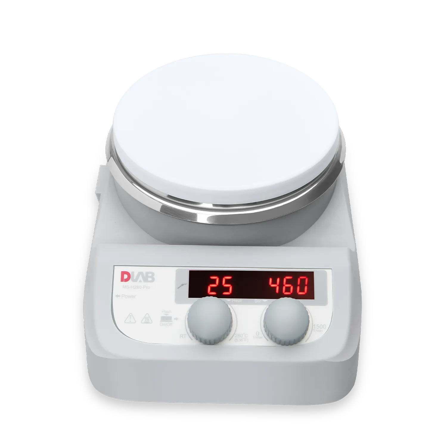 DLAB MS-H280-Pro LED Dijital Isıtıcılı Manyetik Karıştırıcı - 200...1500 rpm / 3 L / 280 °C