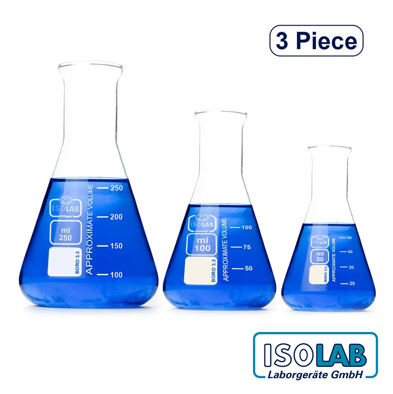 Erlen SET 50 ml, 100 ml, 250 mL / 1'er Adet
