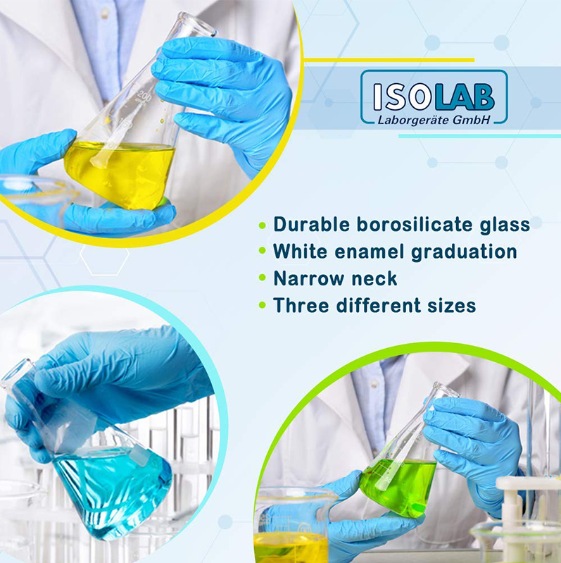 Erlen SET 50 ml, 100 ml, 250 mL / 1'er Adet