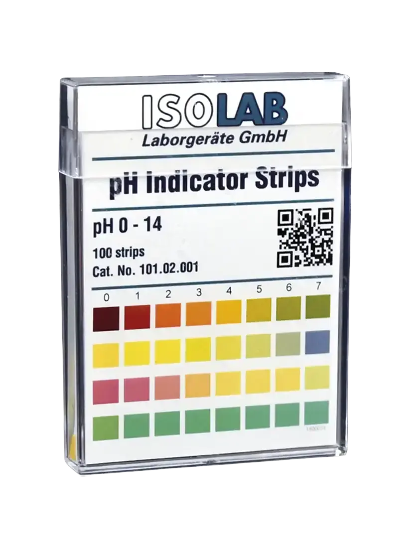ISOLAB 101.02.001 pH İndikatör Çubukları - 0,0...14,0 pH - 100 Adet
