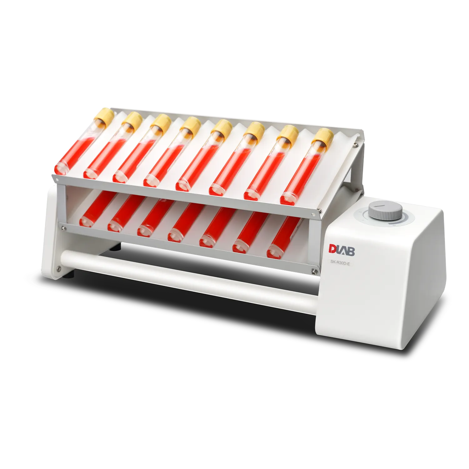 DLAB SK-R30D-E Rocking Rotator (Sallantılı Tüp Rotatörü), Çift Katlı Uzun Platformlu - 0...30 rpm / 40° Eğim Açısı / 1 kg