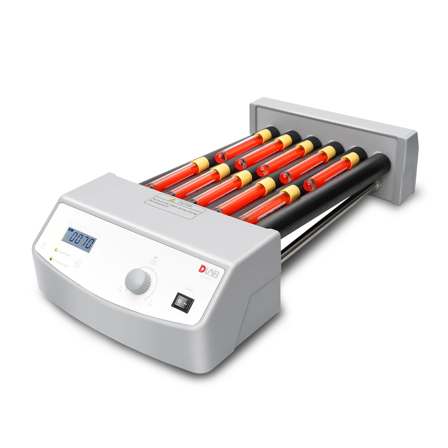 DLAB MX-T6-Pro LCD Dijital Rulo Tüp Karıştırıcı - 10...70 rpm / 6 Rulo / 4 kg