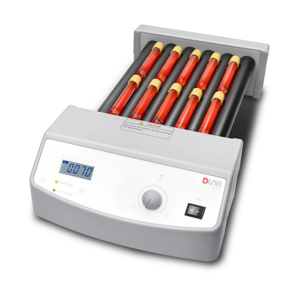 DLAB MX-T6-Pro LCD Dijital Rulo Tüp Karıştırıcı - 10...70 rpm / 6 Rulo / 4 kg