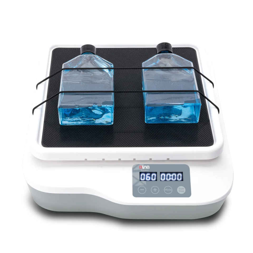 DLAB SK-O180-S Çok Fonksiyonlu Akıllı Dekolorizasyon Çalkalayıcı - 40...200 rpm / 20 mm Orbital Çap / Çift Katlı Platform